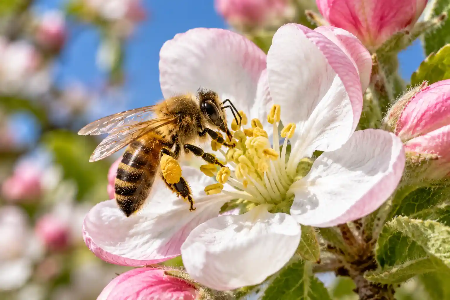 Biene auf einer Blüte