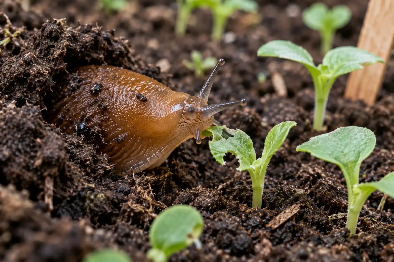 Das Bild zeigt eine Schnecke