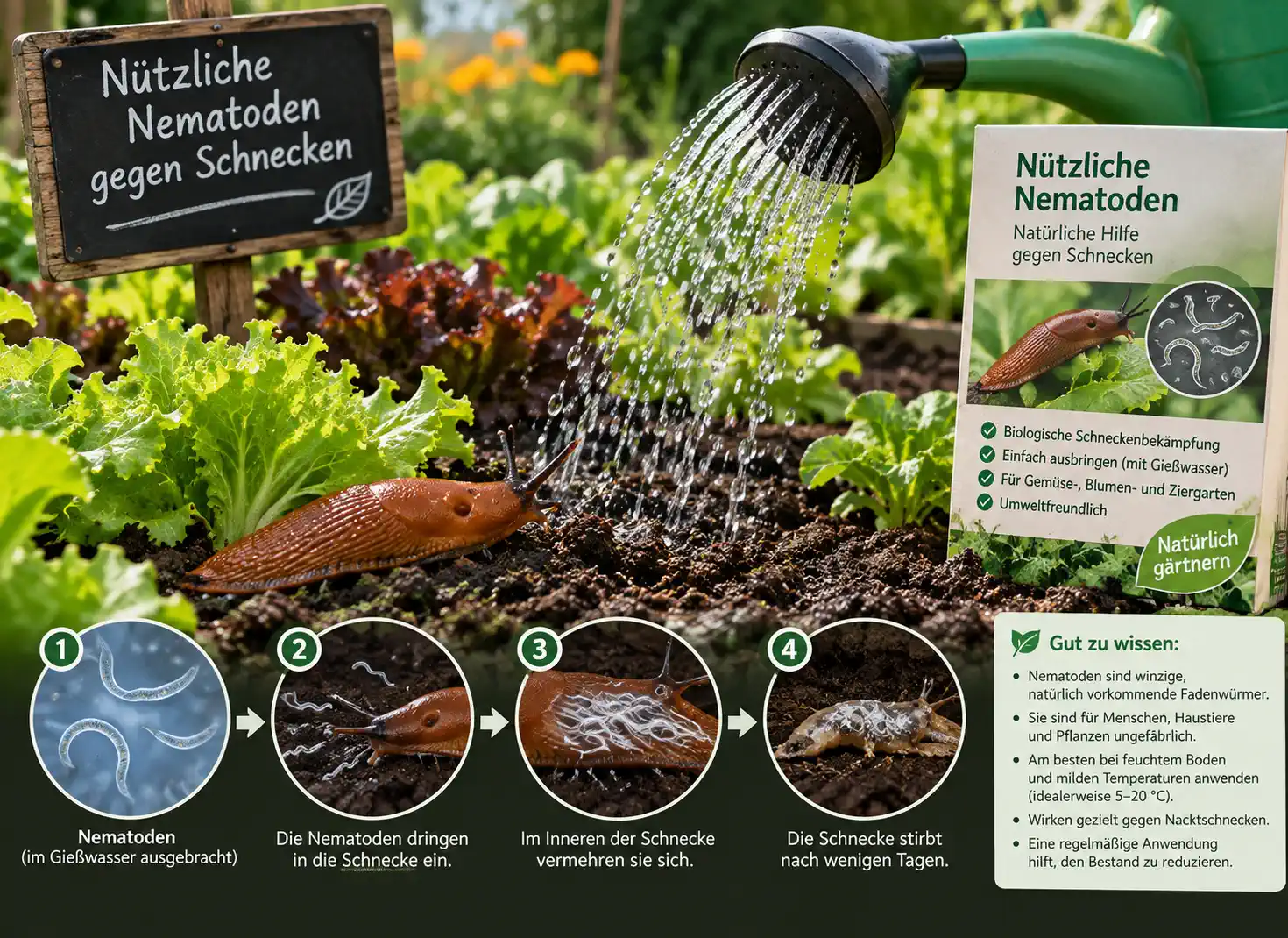 Nematoden gegen Schnecken