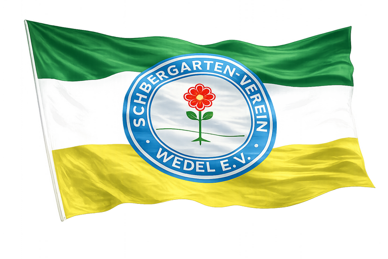 Flagge des Schrebergarten-Vereins Wedel e. V.