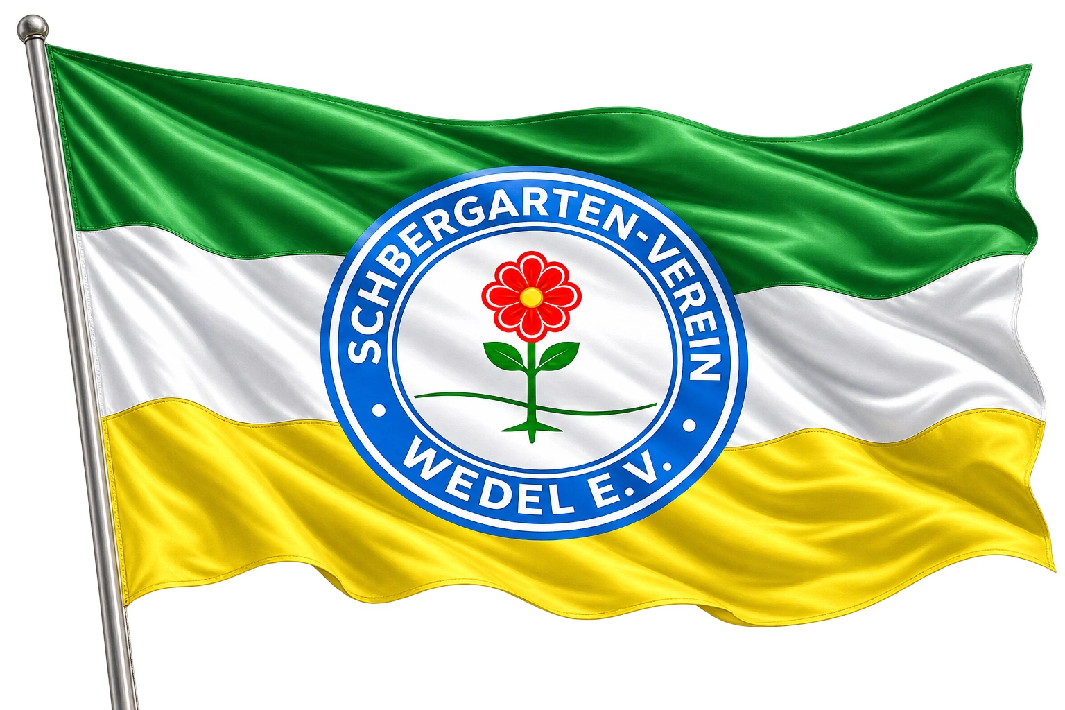 Flagge des Schrebergarten-Vereins Wedel e. V.